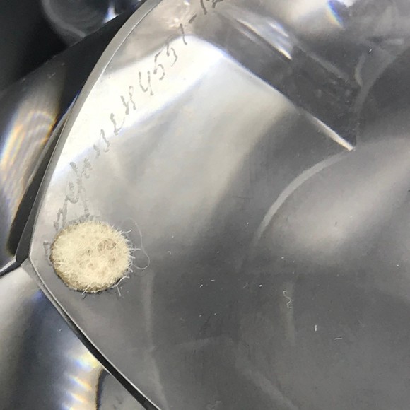 Orrefors Sweden Lead Crystal Belle Tulip Dish Signed Lars Hellsten Design - Picture 5 of 7